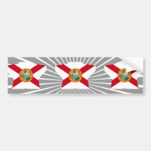 Estrella de la Florida Pegatina De Parachoque