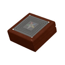 Estrella de la orden de la estrella del este caja de regalo