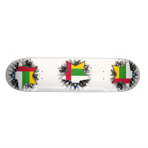 Estrella de la República Centroafricana Patines Personalizados
