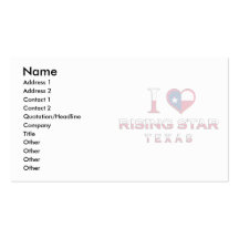 Estrella de levantamiento, Tejas Tarjetas Personales