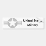 Estrella de los aviones - gris - pegatina para el  pegatina de parachoque