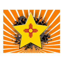 Estrella de New México Postales