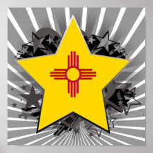 Estrella de New México Posters