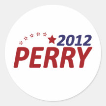 Estrella de Rick Perry 2012 Pegatina