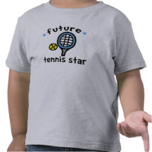Estrella de tenis camisetas