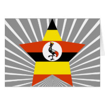 Estrella de Uganda Felicitación