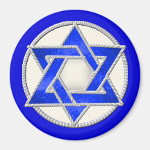 Estrella del מגןדוד de David Imán De Frigorífico