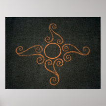 Estrella del ajuste de Chalkie Poster