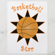 Estrella del baloncesto tarjetas publicitarias