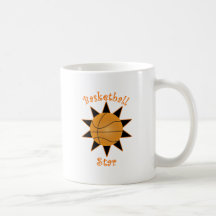 Estrella del baloncesto taza