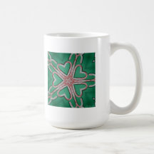 Estrella del bastón de caramelo taza