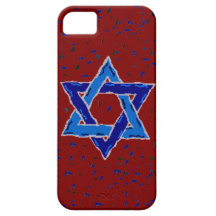 Estrella del caso del iphone 5 de David apenas iPhone 5 Case-Mate Protector