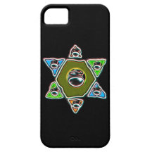 Estrella del caso del iphone 5 de David apenas iPhone 5 Fundas