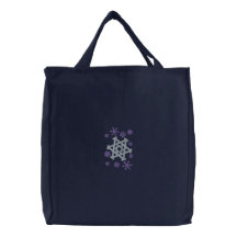 Estrella del copo de nieve de David Bolsas Bordadas