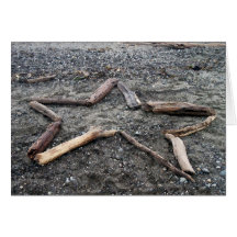 Estrella del Driftwood Felicitacion