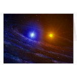 Estrella del enano blanco y de la Nova Tarjeta