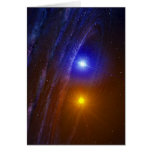 Estrella del enano blanco y de la Nova Tarjeton