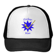 Estrella del hockey gorro de camionero