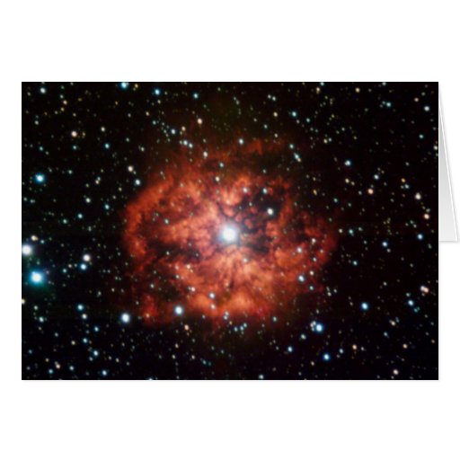 Estrella del Lobo-Rayet Tarjeta