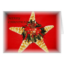 Estrella del navidad felicitacion 