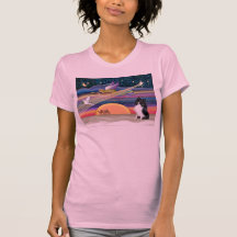 Estrella del navidad - perro pastor de Shetland (B Camisetas