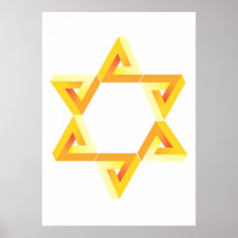 estrella del oro de David Impresiones