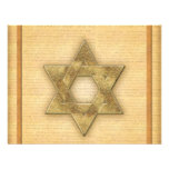 Estrella del oro de DIY de la plantilla de Mitzvah Invitaciones Personales