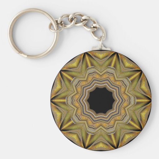 Estrella del oro llaveros