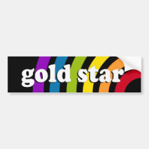 ESTRELLA DEL ORO PEGATINA DE PARACHOQUE