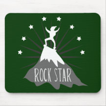 Estrella del rock alfombrillas de ratones