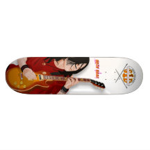Estrella del rock del vector monopatines personalizados