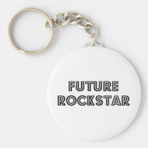 Estrella del rock futura llavero