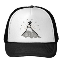 Estrella del rock gorros  