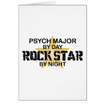 Estrella del rock importante de Psych por noche Tarjeton