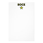 Estrella del rock inmóvil papelería
