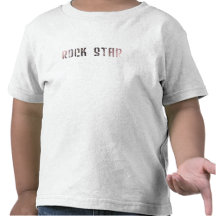 Estrella del rock (llana) camisetas