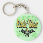Estrella del rock llavero