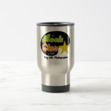 Estrella del rock por noche - fotógrafo del trabaj tazas