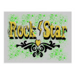 Estrella del rock postal