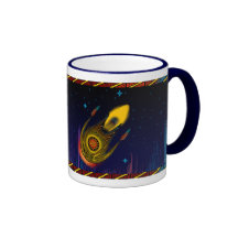 Estrella el caer taza de café