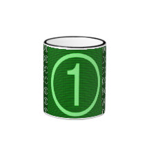 Estrella estupenda NumberOne de la fan verde Tazas