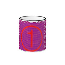 Estrella estupenda púrpura holística NumberOne Tazas De Café