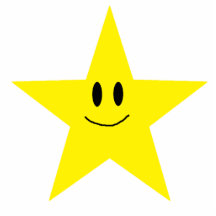 estrella feliz de la cara esculturas fotograficas