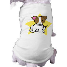 Estrella Jack Russell Terrier de Kawaii Camiseta De Mascota