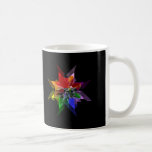 Estrella multicolora psicodélica: Taza de café