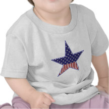 Estrella patriótica de la bandera del KRW los E.E. Camisetas