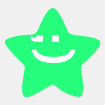 estrella calcomanías forma de estrellaes personalizadas