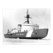 Estrella polar de USCGC Tarjeta Postal