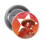 Estrella roja del vintage de Pancho Villa Pins