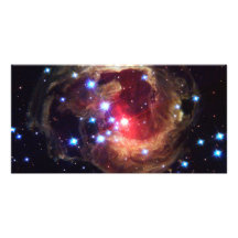Estrella variable roja de V838 Monocerotis V838 lu Tarjetas Fotográficas